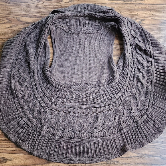 Y2K Maurices Sleeveless Open Front Cable-Knit Sweater Vest - Picture 6 of 8